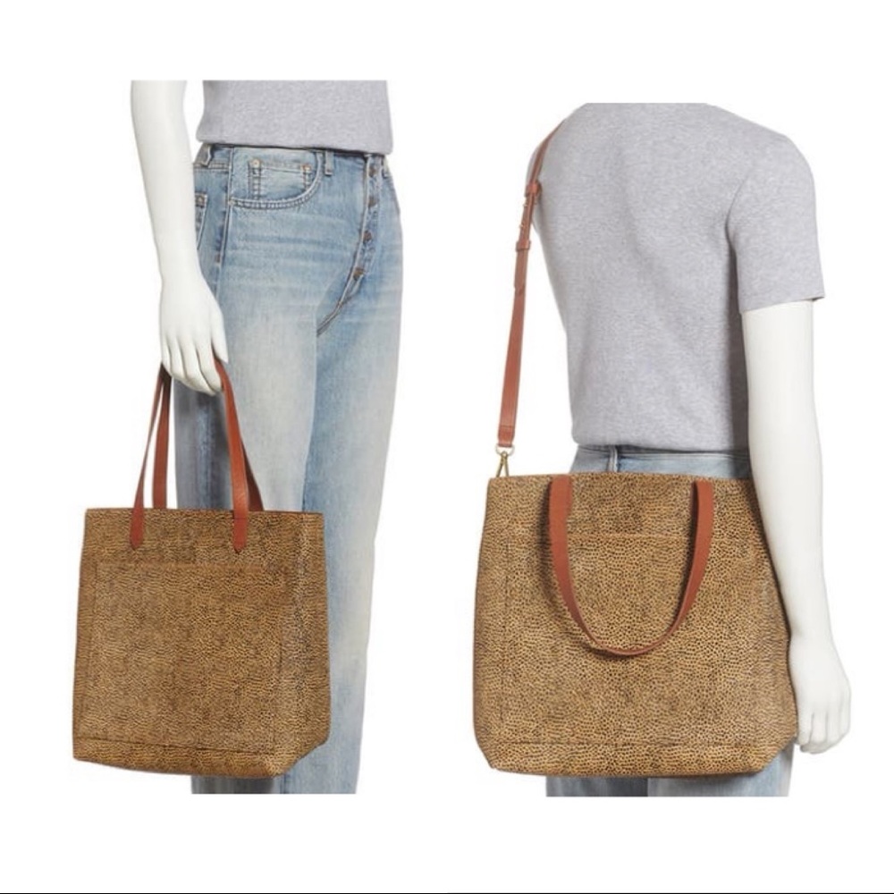New Madewell Transport Genuine Calf Hair Tote